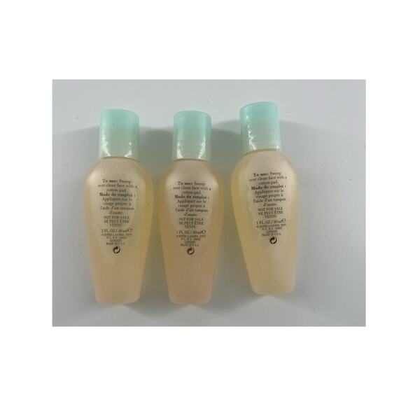 ESTEE LAUDER Clean Finish Purifying Toner Normal Dry 1 Fl oz Bottle Lot of 3 New - Picture 2 of 2